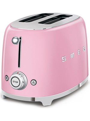 Smeg Pembe 2X1 Ekmek Kızartma TSF01PKEU