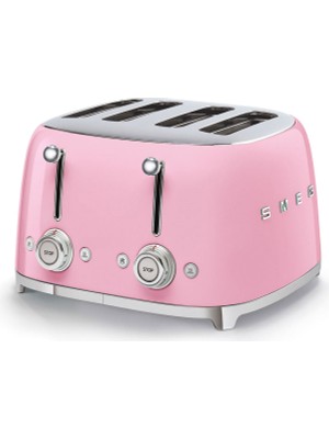 Smeg Pembe 4x1 Ekmek Kızartma TSF03PKEU