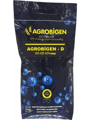 Agrobigen Agrobigen-D Npk Gübresi Harmanlanmış 17-17-17-Me 5kg