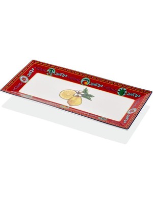 Lamedore Summer 2'li Büyük Dikdörtgen Tabak 30x15cm