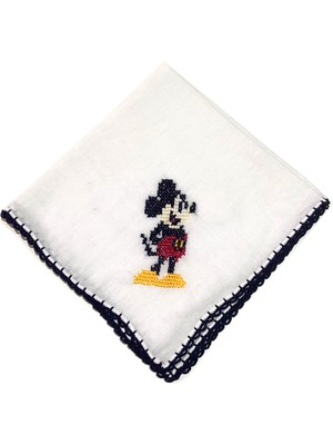 Pafuli Kuti's Işlemeli Bebek Ağız Mendili Sevimli Mickey