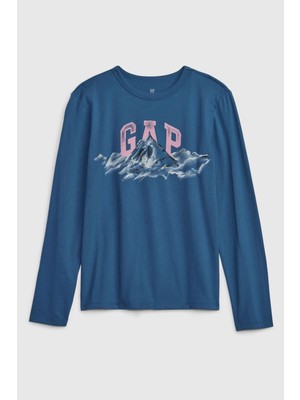 Gap Erkek Çocuk Arch Logo T-Shirt