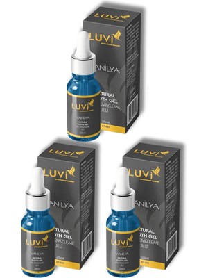 Luvi Diş Beyazlatma Ve Temizleme Jeli (Vanilya) 3 Li Set (50ml+50ml+50ml)