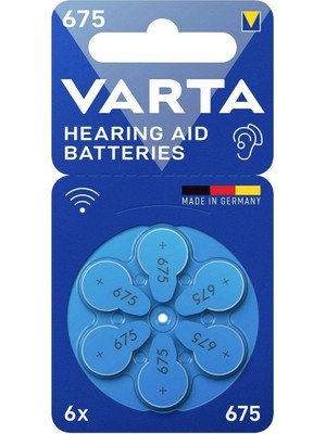 Panasonic Varta Işitme Pili NO:675