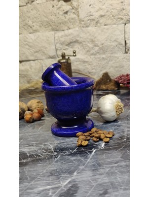 Mermer Renkli Havan Biblo 8X8CM