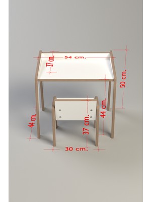 Peka Çocuk Oyun ve Aktivite Masası ve Sandalye