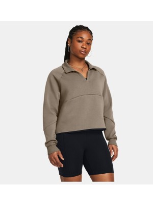 Under Armour Kadın Unstoppable Fleece Rugby Crop Sweatshirt