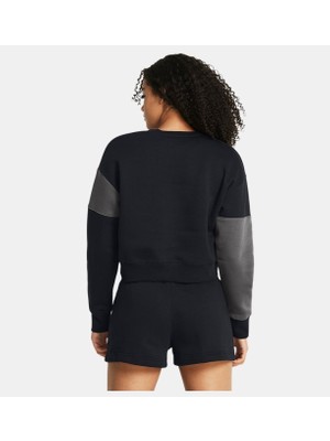 Under Armour Kadın UA Icon Fleece Crop Crew Uzun Kollu 1382721-001