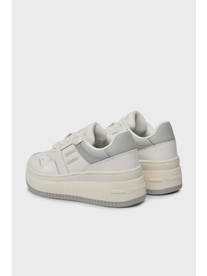 Tommy Hilfiger Logolu Retro Basket Flatform Sneaker Ayakkabı Bayan Ayakkabı EN0EN02523 Ybl