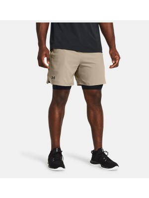 Under Armour Erkek UA Vanish Dokuma 2’si 1 Arada Şort 1373764-203