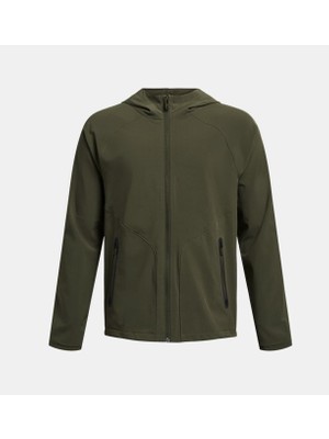 Under Armour Erkek Çocuk UA Unstoppable Tam Boy Fermuarlı Üst 1383126-390