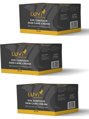 Luvi Göz Çevresi Bakım Kremi 3'lü Set 20 ml + 20 ml + 20 ml