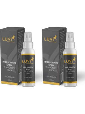 Luvi Tüy Dökücü Krem Sprey Kadın 2 Li Set 100 Ml+100 Ml