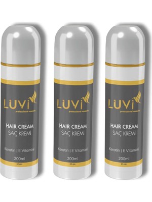 Luvi Saç Bakım Kremi Set 200 ml x 3 Adet
