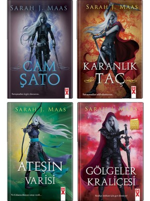 Cam Şato Serisi 1 - 2 - 3 - 4. Kitaplar 4'lü Set - Sarah J. Maas