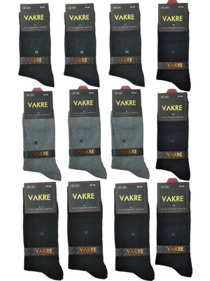 Üçüzler Socks Erkek Soket Çorap 12 Çift Karışık Renk Üstün Kalite