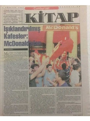 Gökçe Koleksiyon Cumhuriyet Gazetesi Kitap Eki  2 Ağustos 2001 - Ayla Kutlu,kuyular Sessiz Kızların Kuyuları   GZ34967