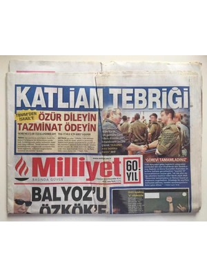 Gökçe Koleksiyon Milliyet Gazetesi Cadde Eki Ile 3 Haziran 2010 -Çetin Doğan  Balyozu Özköke Sorun Dedi GZ6535