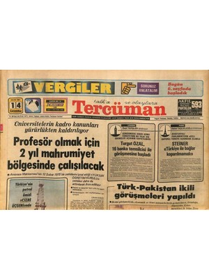 Tercüman Gazetesi 14 Ocak 1981 - Zonguldakspor 2.ligi Bitirebilir - Pele-Maradona  GZ127421