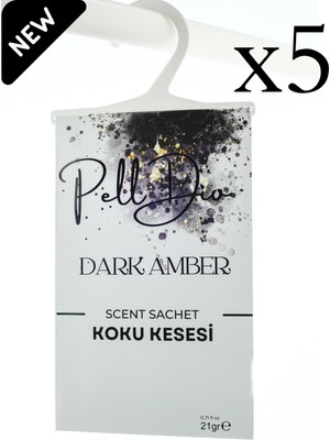 PellDio Home 5'li Darkamber Dolap Kokusu Ayakkabılık ve Çekmece Kokusu Kesesi