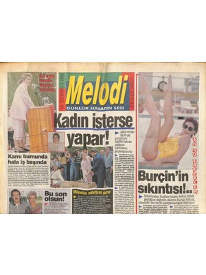 Gökçe Koleksiyon Sabah Gazetesi Melodi Eki 16 Temmuz 1992 - Ayşe Minede  Pop  Dedi GZ90934