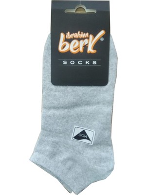 Üçüzler Socks 12 Çift Erkek Patik Çorap Siyah ve Gri Renkli Üstün Kalite