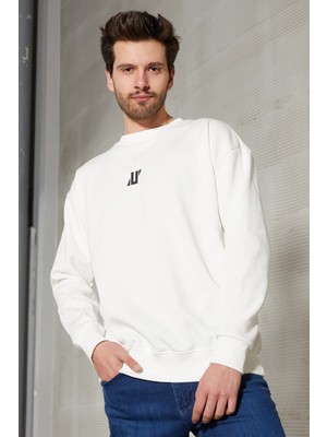 Giysa  JB Erkek Üç İplik Göğsü Baskılı Sweatshirt