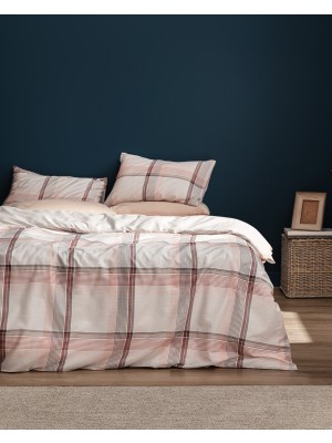 Madame Coco Chaney King Size %100 Pamuk Ranforce Nevresim Takımı - Bordo