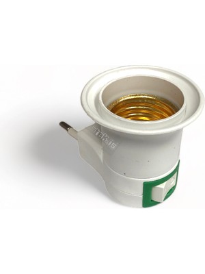 Tek-İş Duy Fiş E-27 Aç Kapa Anahtarlı Gece Lambası Fiş Priz Duy E27 Pst