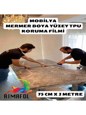 Rimafol Mobilya Mermer Boya Yüzeytpu Koruma Filmi 75CMX2M