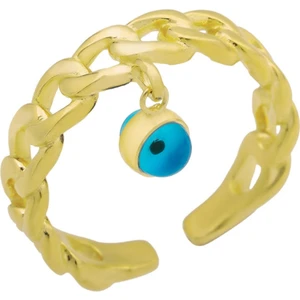 925 Ayar Nazar Boncuklu Gümüş Yüzük