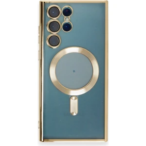 Samsung Galaxy S23 Ultra Kılıf Kamera Lens Korumalı Renkli Magsafe Şeffaf Kapak