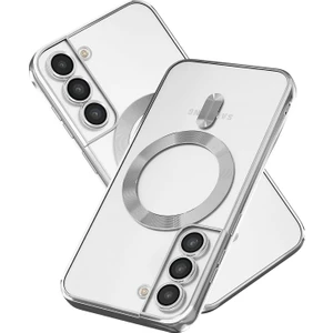 Samsun Galaxy S23 Plus Kılıf Kamera Lens Korumalı Renkli Magsafe Şeffaf Kapak
