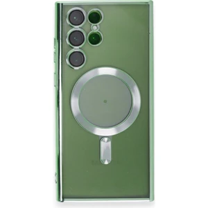 Samsung Galaxy S23 Ultra Kılıf Kamera Lens Korumalı Renkli Magsafe Şeffaf Kapak