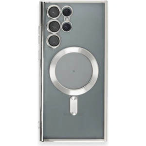 Samsun Galaxy S23 Ultra Kılıf Kamera Lens Korumalı Renkli Magsafe Şeffaf Kapak