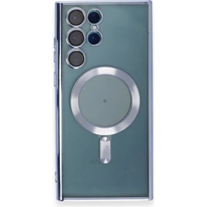 Samsung Galaxy S22 Ultra Kılıf Kamera Lens Korumalı Renkli Magsafe Şeffaf Kapak