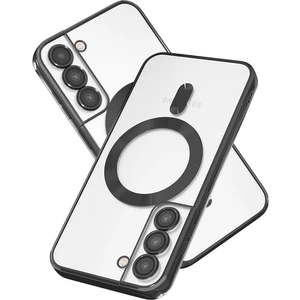 Samsun Galaxy S22 Plus Kılıf Kamera Lens Korumalı Renkli Magsafe Şeffaf Kapak