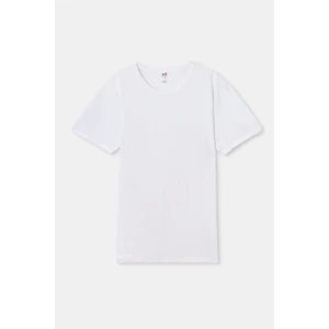 Beyaz D1160 O Yaka T-Shırt