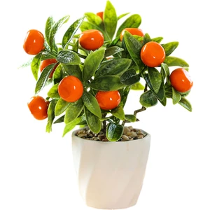 Simüle BONSAI-112183 Küçük Kamkat Simüle Edilmiş Bonsai (Yurt Dışından)