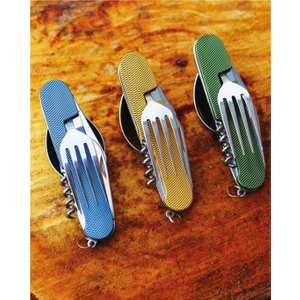 Campout Katlanır Kaşık Çatal Tirbuşon