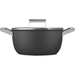 Smeg 24 cm Siyah Tencere CKFC2411BLM