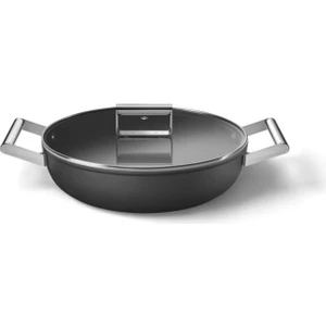 Smeg 28 cm Siyah Pilav Tenceresi CKFD2811BLM