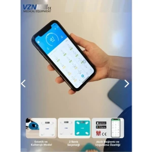 Dijital Akıllı Tartı Mavi