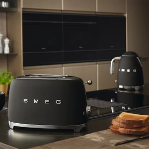 Smeg 50's Style Retro Mat Siyah 2x1 Ekmek Kızartma Makinesi TSF01BLMEU