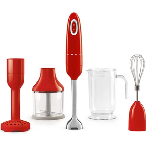 Smeg Kırmızı El Blender Set HBF22RDEU