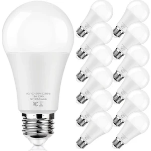 12 Watt LED Ampul Beyaz Renk 100 Watt Eşdeğerli, 10 Adet