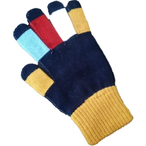 Hepsine Rakip Kız Erkek Çocuk Triko Eldiven Kışlık Örgü Renkli Unisex