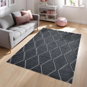 Giza Home Madu Gri Yumuşak Peluş Shaggy Çocuk Odası Oturma Odası Salon Mutfak Koridor Halısı 1300Y_RN11