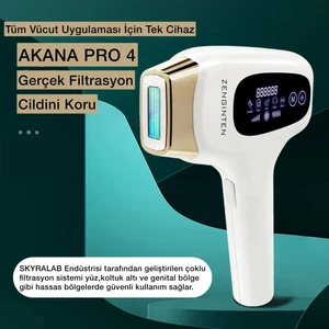 Akana Pro 4 999.999 Atımlı Pro 4f Tüm Vücut Için Buz Başlıklı Ipl Lazer Epilasyon Cihazı