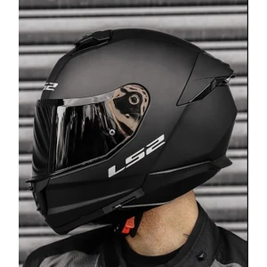 Ls2 Sttream 2 Mat Siyah Kask ( Siyah+Şeffaf Cam )